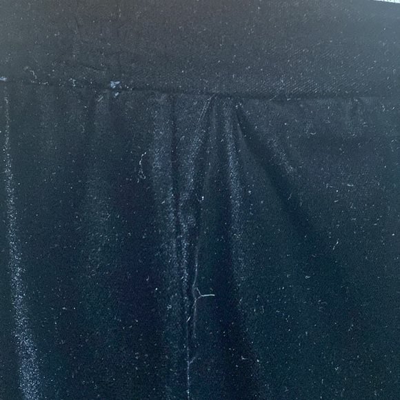 Hand crafted velour/silk black pencil skirt! Quiet Luxury! Holiday party! Size S - Picture 3 of 7